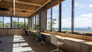 写真：コワーキングスペース