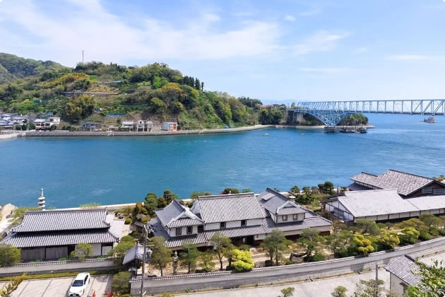 写真:下蒲刈島の文化施設(三之瀬地区)