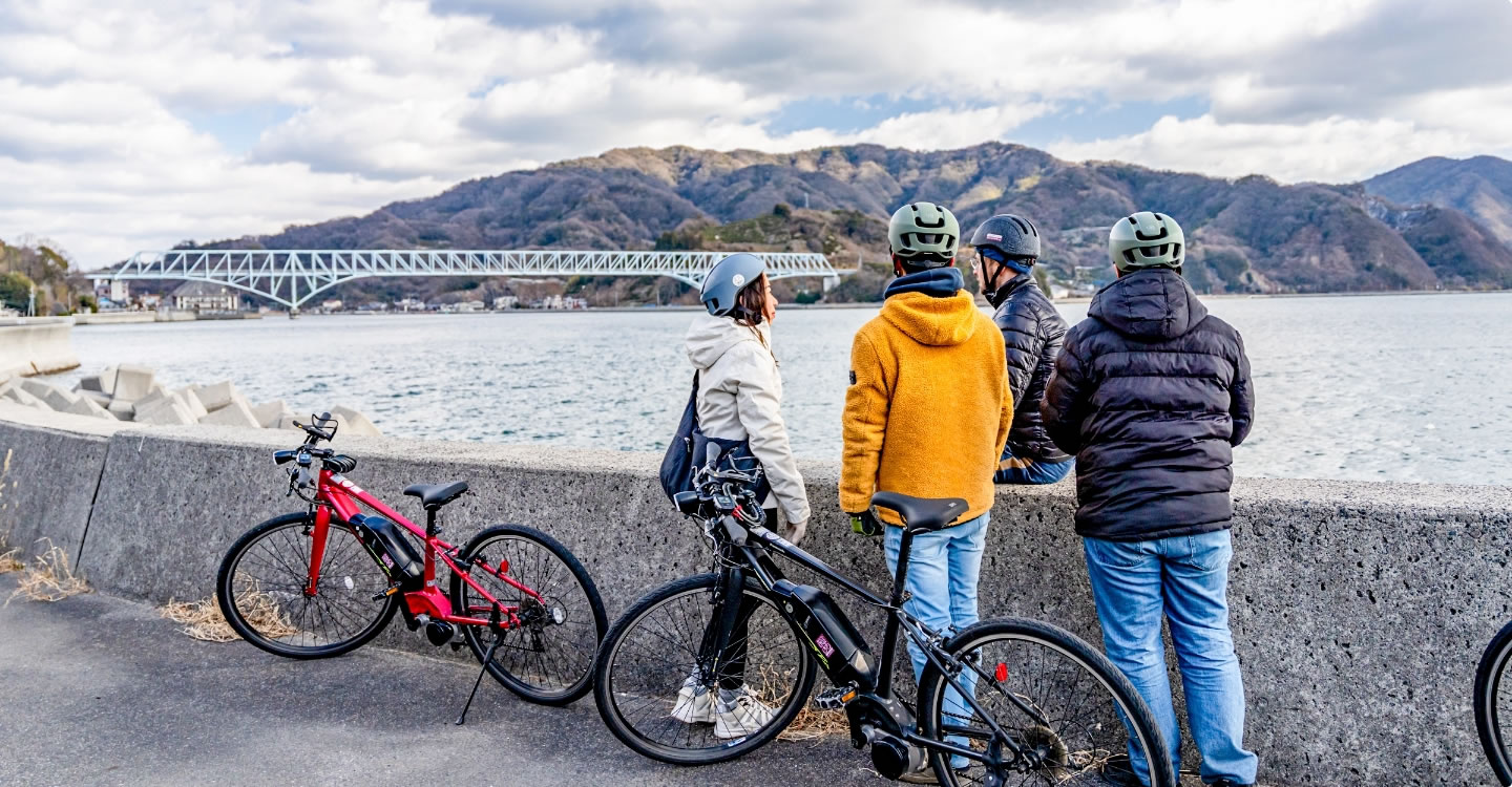 写真:とびしま海道レンタサイクル